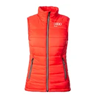 DÁMSKÁ ZATEPLENÁ PROÍVANÁ VESTA AUDI VEST WOMAN ervená